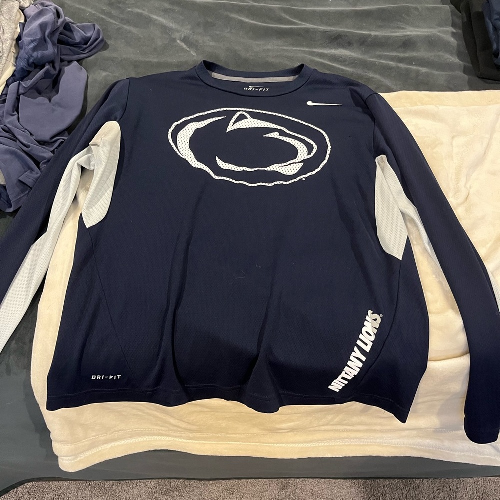 Penn State University dry fit long sleeve tee